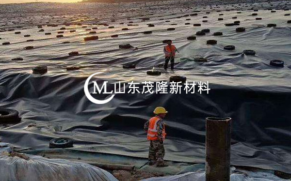 《福建武平垃圾填埋场》土工布、土工膜施工